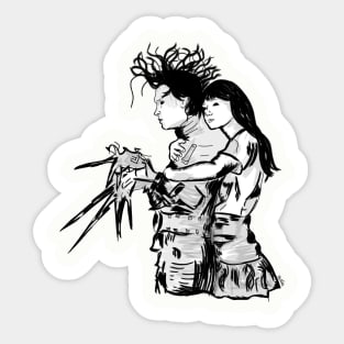 Art Edward Scissorhands Sticker